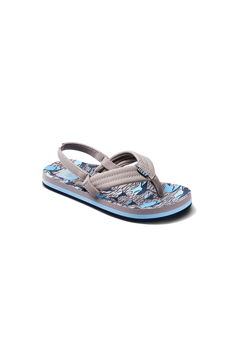 Reef Little Ahi Sandal - Tan Sharks