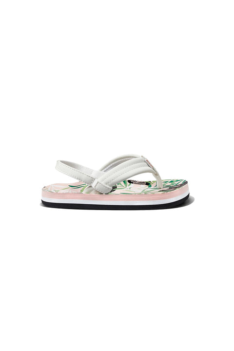Reef Little Ahi Sandal - Zebra - Side