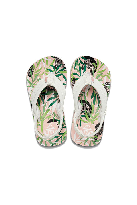 Reef Little Ahi Sandal - Zebra - Top