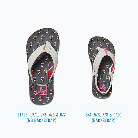 Reef Little Ahi Sandal - Tucans
