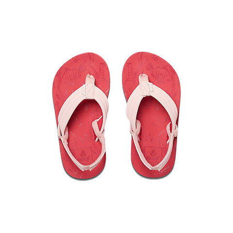 Reef Little Reef Footprints - Hot Pink