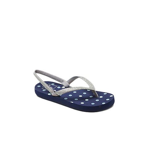 Reef Little Stargazer Prints Sandal - Blue Dots
