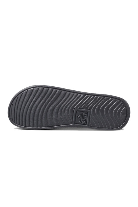 Reef One Slide Sandal - Grey / Tan - Bottom