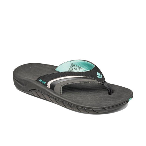Reef Slap 3 Sandal - Black / Black / Aqua