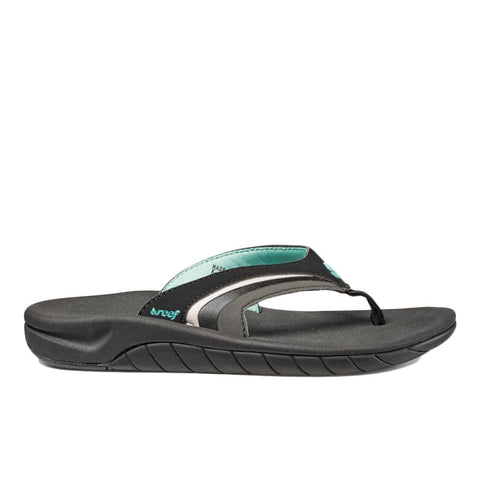 Reef Slap 3 Sandal - Black / Black / Aqua