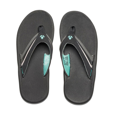 Reef Slap 3 Sandal - Black / Black / Aqua