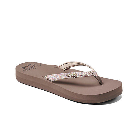 Reef Star Cushion Sassy Sandal - Brown/White