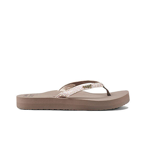 Reef Star Cushion Sassy Sandal - Brown/White