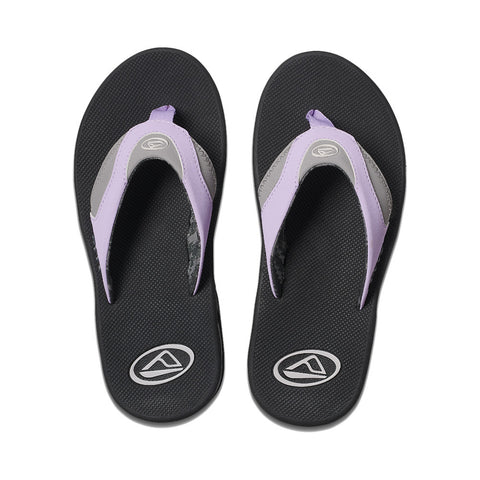 Reef Women's Fanning Sandal - Grey / Purple