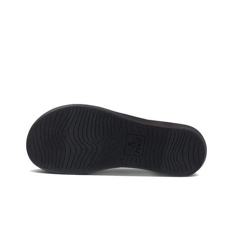 Reef Women's Ortho-Bounce Woven Sandal - Black / White
