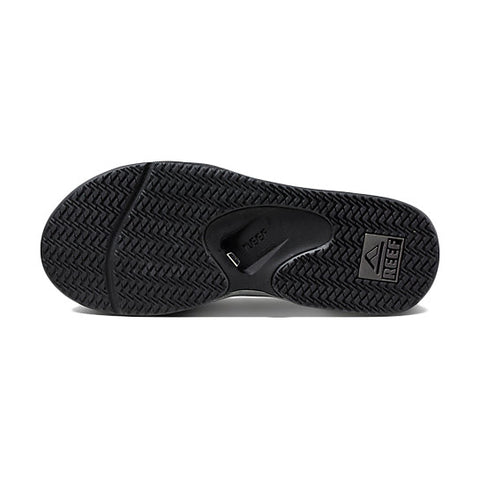 Reef Fanning Prints Sandal - Black / Black Plaid