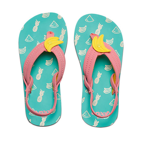 Reef Little Ahi Fruits Sandal - Banana