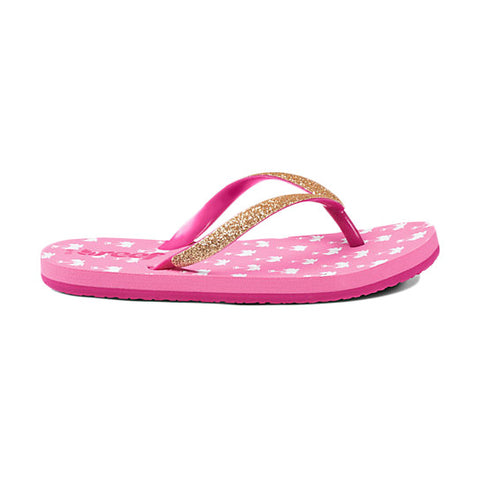 Reef Little Stargazer Prints Sandal - Pink Palms