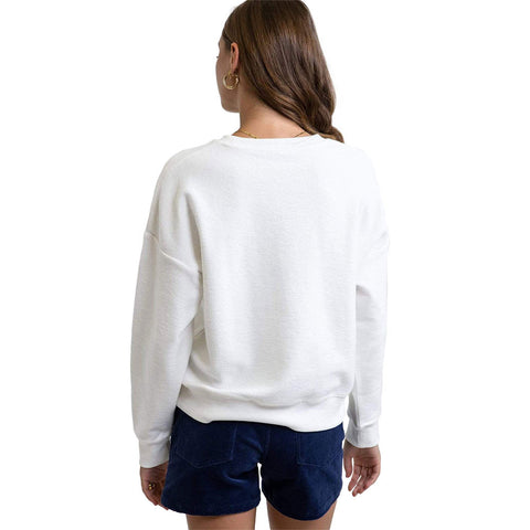 Rhythm Binx Reverse Terry Fleece - White