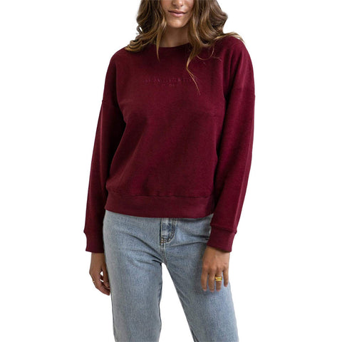 Rhythm Binx Reverse Terry Fleece - Wine
