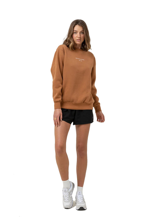 Rhythm Classic Brand Fleece - Caramel - Full Body Shot