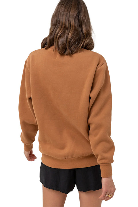 Rhythm Classic Brand Fleece - Caramel - Back