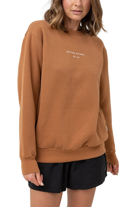 Rhythm Classic Brand Fleece - Caramel