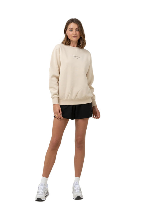 Rhythm Classic Brand Fleece - Oat - Full Body Shot