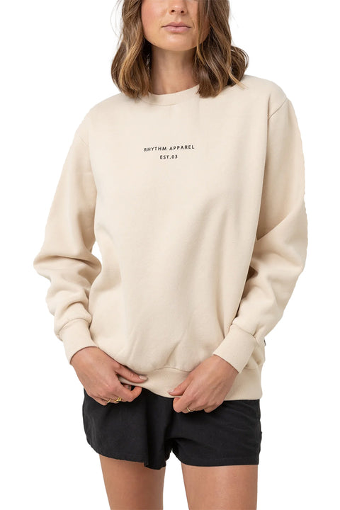 Rhythm Classic Brand Fleece - Oat