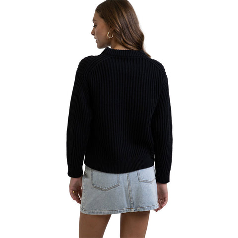 Rhythm Classic Cable Knit - Black