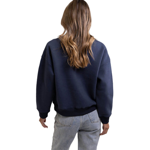 Rhythm Classic Crew Neck Fleece - Navy