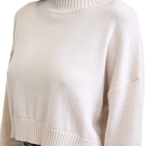 Rhythm Day Dream High Neck Knit - Vintage White