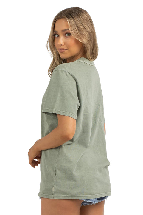 Rhythm Rising Sun Vintage Tee - Washed Sage