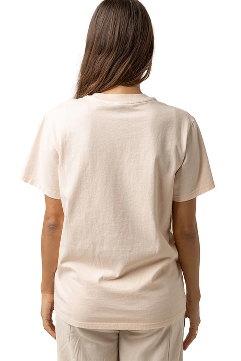 Rhythm Sunbather Boyfriend Tee - Vanilla Cream - Back