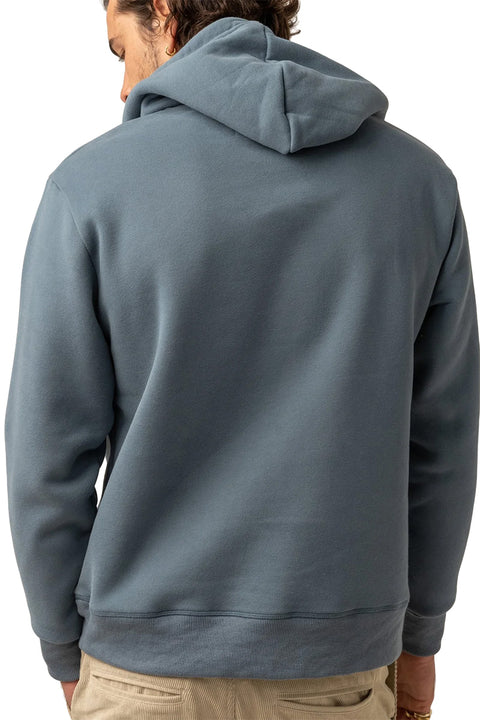Rhythm Sundown Fleece Hoodie - Slate - Back