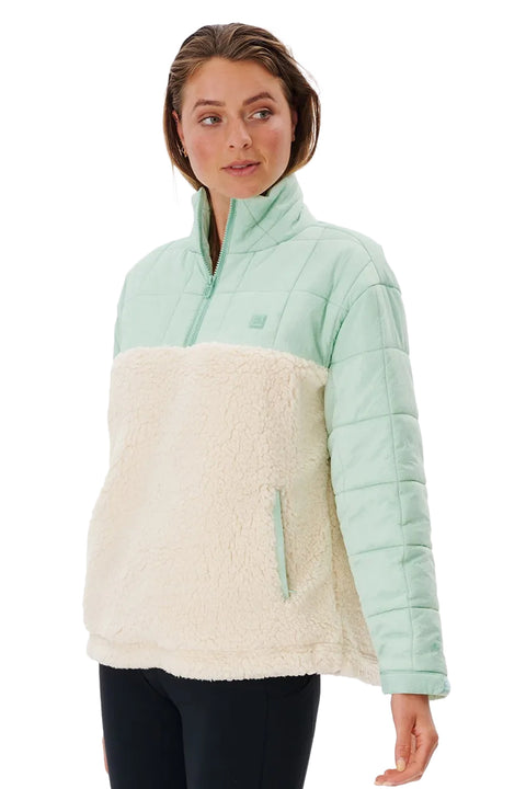 Rip Curl Anti-Series Anoeta Fleece Jacket - Mint