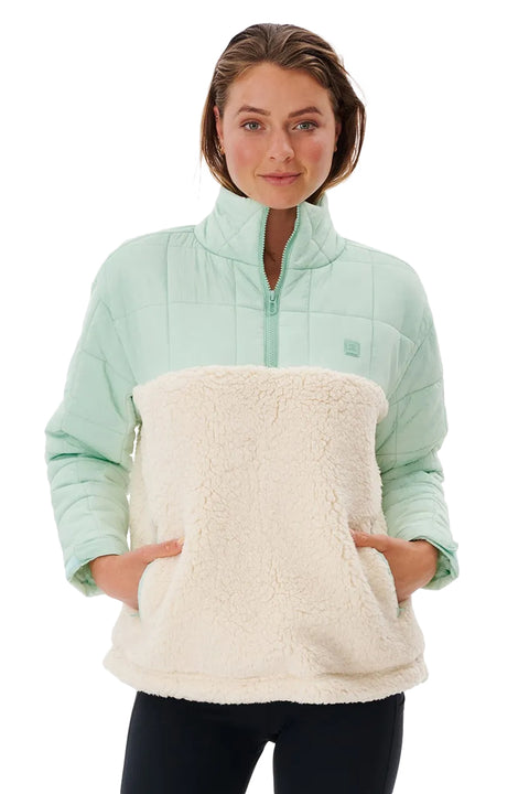 Rip Curl Anti-Series Anoeta Fleece Jacket - Mint