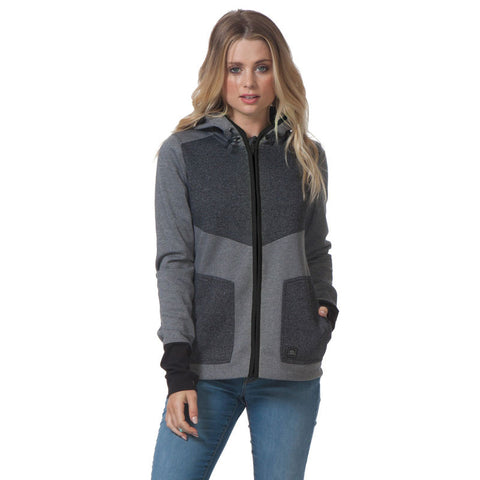 Rip Curl Anti-Series Espy Z/T Hoodie - Grey Marie