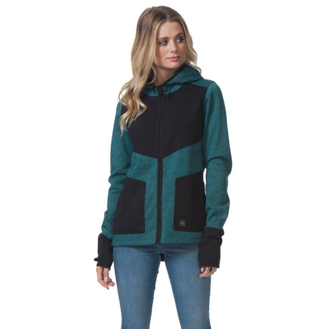 Rip Curl Anti-Series Espy Z/T Hoodie - Teal
