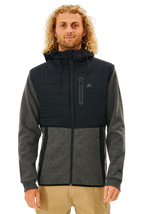 Rip Curl Anti Series Heatseeker Zip Through Jacket - Black