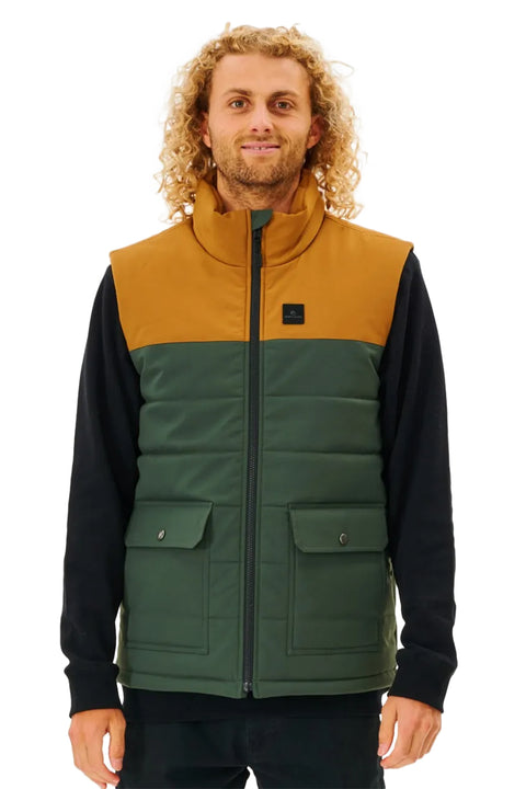 Rip Curl Anti Series Ridge Vest - Forest Green