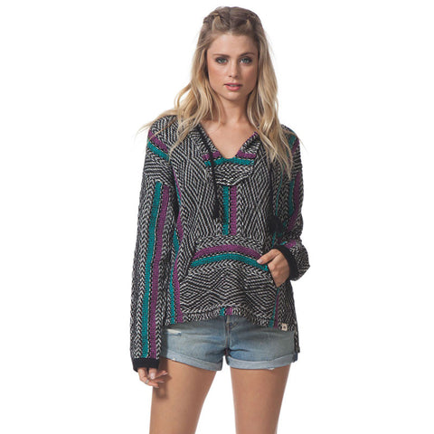 Rip Curl Black Sands Poncho - Charcoal