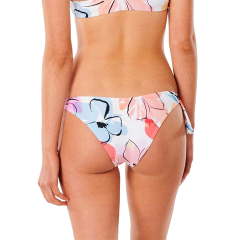 Rip Curl Blossom Tie Side Cheeky Bikini Bottom - Cream