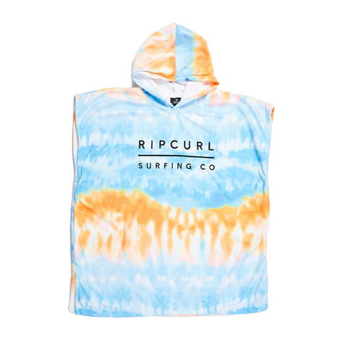 Rip Curl Boys Hooded Print Towel - Blue / White