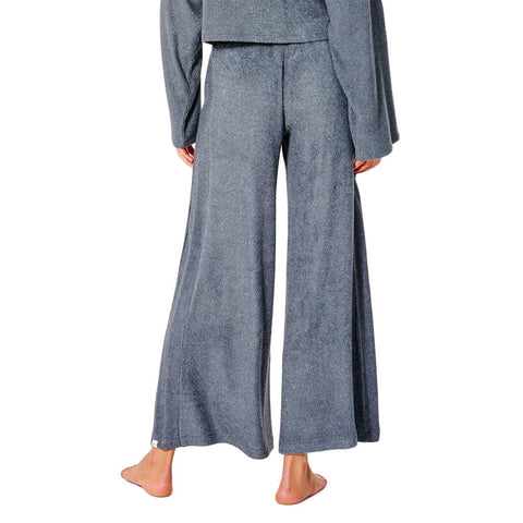 Rip Curl Cozy Wide Leg Pant - Dark Grey Marle