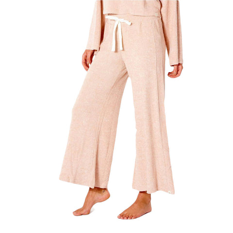 Rip Curl Cozy Wide Leg Pant - Tan Marle