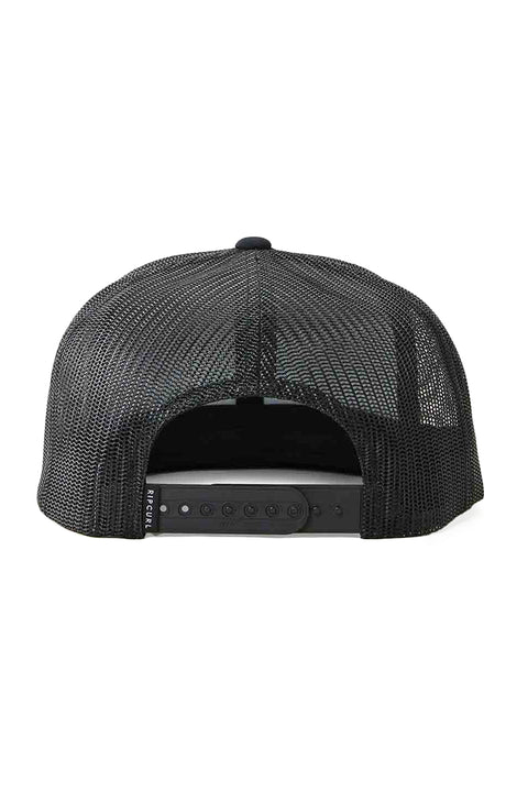 Rip Curl Custom Trucker - Black / Blue - Back