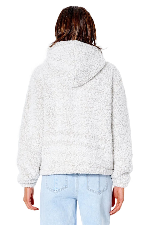 Rip Curl Dark N Stormy Zip Through Jacket - Off White