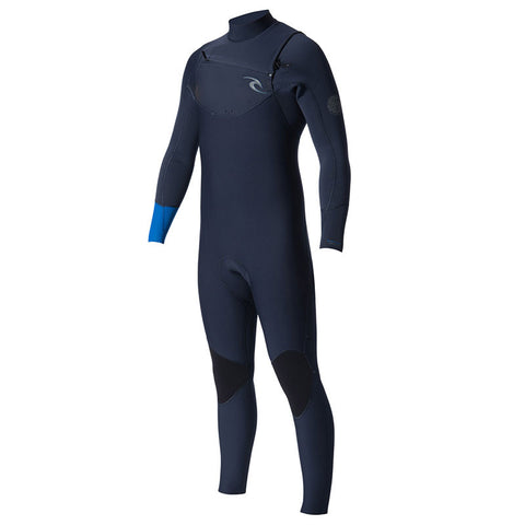 Rip Curl Dawn Patrol Chest Zip 3/2mm Wetsuit - Blue