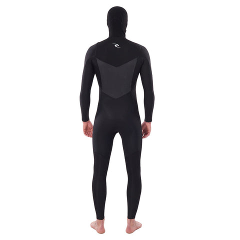 Sale Rip Curl Dawn Patrol 5/4 Hooded Wetsuit - Black