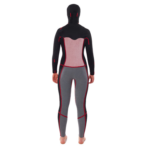 Sale Rip Curl Women's Dawn Patrol 5/4 Chest Zip Hooded Wetsuit
