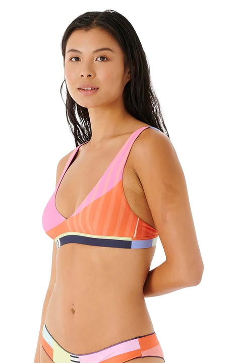 Rip Curl Day Break Triangle Bikini Top X Erin Miller Wray - Multico - Side