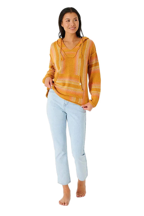 Rip Curl Day Break Poncho - Gold - Full