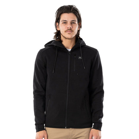 Rip Curl Departed Anti Series Fleece - Solid Black