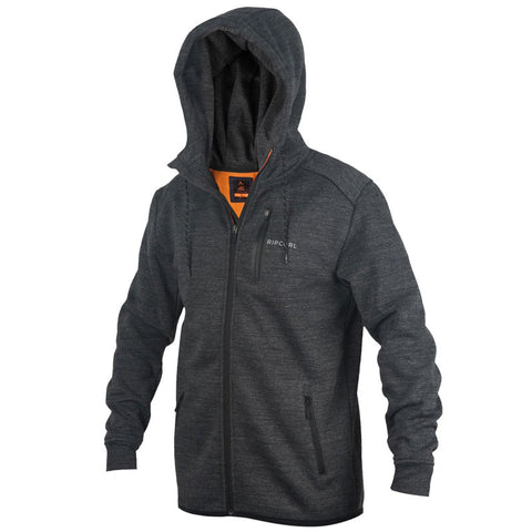 Rip Curl Departed Anti Series Fleece Zip Jacket - Charcoal
